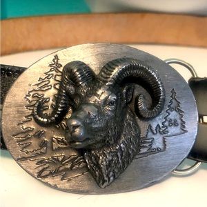 Brushy creek belt with buckle